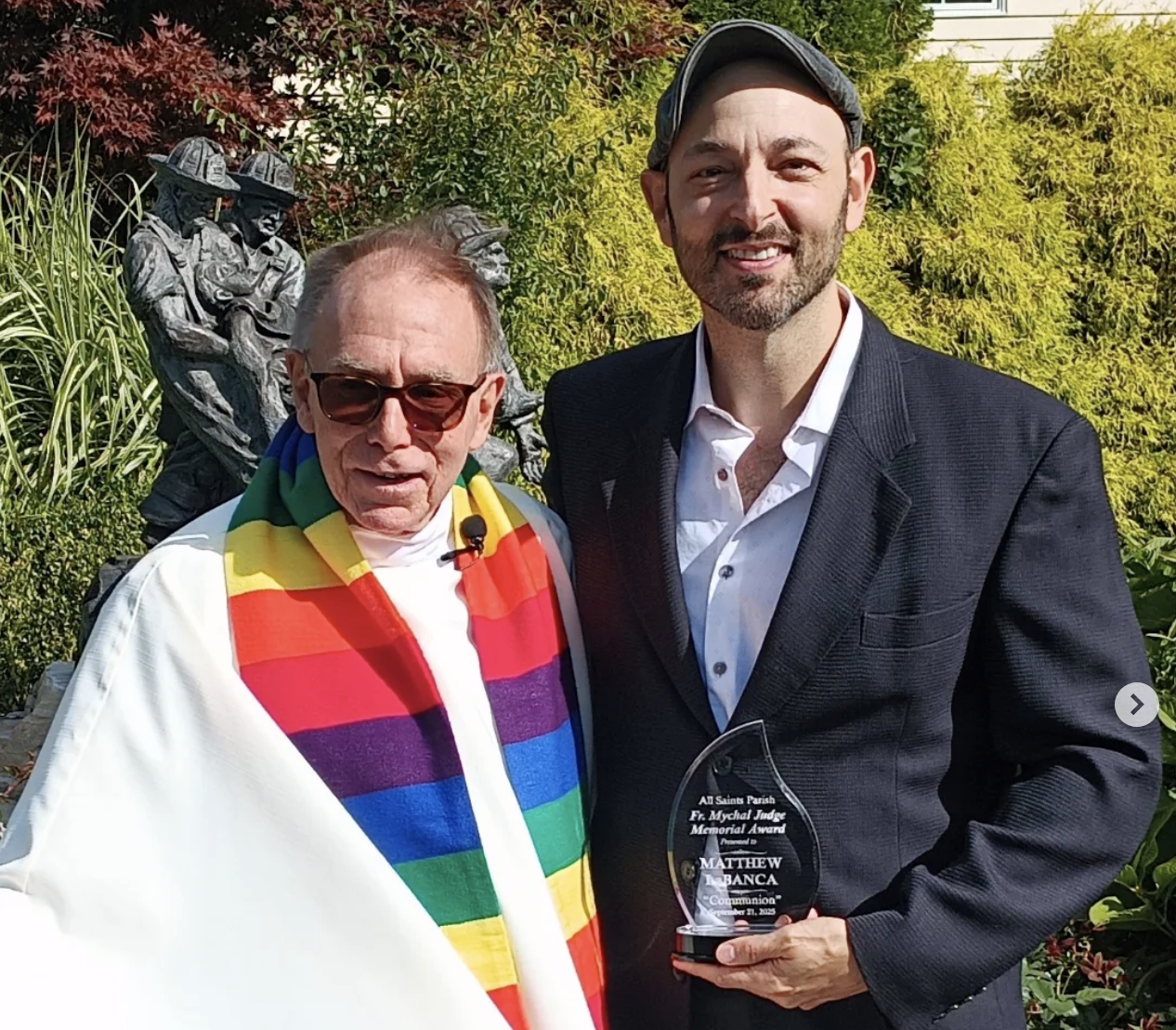 Matthew LaBanca Receives the Fr. Mychal Judge Award